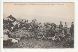 CP  DIRIGEABLE Débris Du Super Zeppelin L.Z. 77 Abattu Par Un Auto Canon à Brabant Le Roi Le 21 Fevrier 1916 - Zeppeline