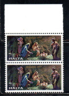 MALTA 1977 CHRISTMAS NATALE NOEL WEIHNACHTEN NAVIDAD NATAL BLOCK 7 + 1c MNH - Malte