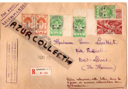 LETTRE 100E LIAISON POSTALE AERIENNE ILE MAURICE - Cartas & Documentos