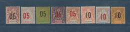 Réunion - YT N° 72 à 79 ** - Neuf Sans Charnière - 1912 - Unused Stamps