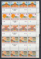 Tristan Da Cunha 1982 Volcanoes 4v Strip Of 4 Gutter ** Mnh (TDC172A) - Tristan Da Cunha