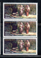 MALTA 1977 CHRISTMAS NATALE NOEL WEIHNACHTEN NAVIDAD NATAL BLOCK 11c + 1.5c MNH - Malta