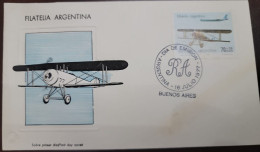 D)1977, ARGENTINA, FIRST DAY COVER, ISSUE, ARGENTINE PHILATELY, AVIATION, FDC - Other & Unclassified