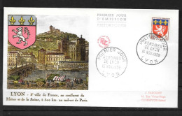 1958 - 1181 - Armoiries  De Lyon - 19 - 1950-1959