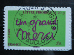 205 Un Grand Merci   Oblitéré Cachet Rond ****** Année 2008 - Usati