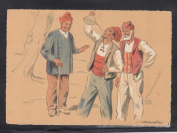 CARTE POSTALE NON CIRCULEE  FETES ET COUTUMES - Other & Unclassified