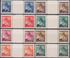 045/ Pof. 20-27, Complete Small Interarchs - Unused Stamps