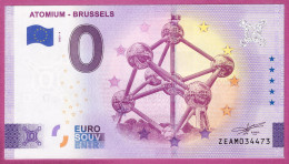 0-Euro ZEAM 2023-4  ATOMIUM - BRUSSELS - Private Proofs / Unofficial