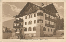 AUSTRIA - SEEFELD - PENSION WETTERSTEIN - 1180 M, TIROL - BESITZER JOSEF WANNER - ED. MONOPOL KUNST N° 1198 - 1920s   - Seefeld