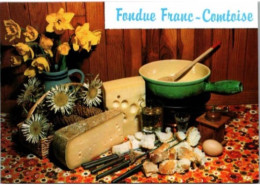 FONDUE FRANC-COMTOISE.  .  -   Recettes De Cuisine .  - CPM - Voir Scannes Recto-Verso - Recettes (cuisine)