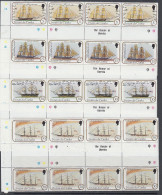 Tristan Da Cunha 1982 Sailing Ships 4v Strip Of 4 Gutter ** Mnh (TDC173A) - Tristan Da Cunha