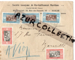 LETTRE DAKAR POUR MARSEILLE - Cartas & Documentos