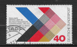 ALLEMAGNE FÉDÉRALE  N°  603 " TRAITÉ " - Usados