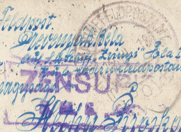 AUSTRIA - FELDPOST CDS " KuK MARINEFELDPOSTAMT POLA" ON CENSORED PC (VIEW OF LUXOR) TO HUNGARY - 1918 - Briefe U. Dokumente