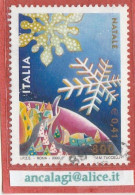 USATI ITALIA 2000 - Ref.0843A "NATALE" 1 Val. Da L.800  0,41 - - 1991-00: Usados