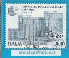 USATI ITALIA 2000 - Ref.0844 "SCUOLE D'ITALIA - UNIVERSITA' DELLA CALABRIA" 1 Val. - - 1991-00: Usati