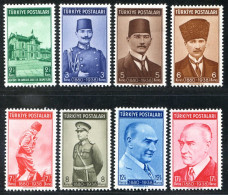 REF 091 > TURQUIE < Yv N° 922 à 929 * * Neuf Luxe Dos Visible MNH * * < Président Ataturk - Ongebruikt