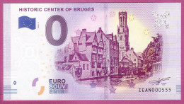 0-Euro ZEAN 2018-1 # 555 ! HISTORIC CENTER OF BRUGES - Privéproeven