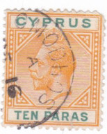 CYPRUS KGV OMODHOS SINGLE CIRCLE RURAL POSTMARK - Cyprus (...-1960)