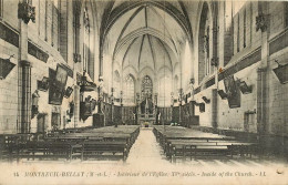 MONTREUIL BELLAY   Interieur De L'eglise   35 (scan Recto-verso)MA1902Bis - Montreuil Bellay