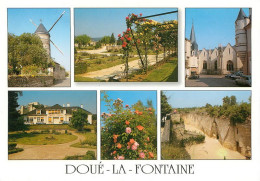 DOUE La FONTAINE  Multivue   8  (scan Recto-verso)MA1902Bis - Doue La Fontaine