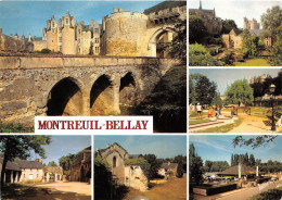 MONTREUIL BELLAY Deux Aspects Du Chateau Du XVe Siecle Le Mini Golf Le Moulin 26(scan Recto-verso) MA1902 - Montreuil Bellay