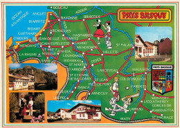 CARTE Map Du Departement 64 Pays Basque  2   (scan Recto-verso) MA1900Bis - Biarritz