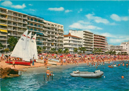 ANTIBES   Juan Les Pins    Une Partie Des Plages Et L' ECOLE DE VOILE    19 (scan Recto-verso)MA1918Bis - Juan-les-Pins