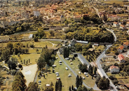 CHAUVIGNY Vue Panoramique Aerienne Le Camping Municipal Et La Ville Haute 18(scan Recto-verso) MA1916 - Chauvigny