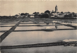 ILE DE NOIRMOUTIER Les Marais Salants Au Fond L Eglise 5(scan Recto-verso) MA1915 - Ile De Noirmoutier