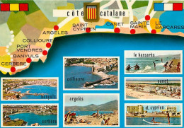 Map  Carte De La Cote Catalane ROUSSILLON    29   (scan Recto-verso)MA1930Ter - Roussillon