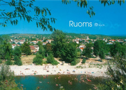 RUOMS  La Plage Baignade  30  (scan Recto-verso)MA1929Bis - Ruoms