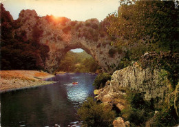 Vallon Pont D'arc Jeux De Lumieres    16  (scan Recto-verso)MA1929Bis - Vallon Pont D'Arc