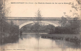 MONCOUTANT Le Pont Du Chemin De Fer Sur La Sevre 14(scan Recto-verso) MA1929 - Moncoutant