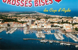 CAP D' AGDE  Grosses Bises   8   (scan Recto-verso)MA1935Bis - Agde