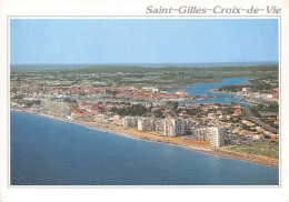 SAINT GILLES CROIX DE VIE Vue Generale De La Plage 6(scan Recto-verso) MA1951 - Saint Gilles Croix De Vie
