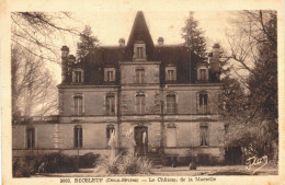 Carte POSTALE  Ancienne De  BECELEUF - Château La Marzelle - Autres & Non Classés