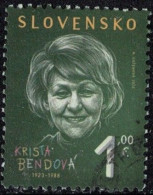 Slovaquie 2023 Oblitéré Used Krista Bendová Écrivaine Y&T SK 870 SU - Used Stamps