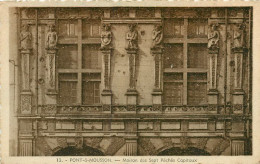 PONT A MOUSSON   Facade De La Maison Des 7 Pechés Capitaux  2   (scan Recto-verso)MA1938Bis - Pont A Mousson