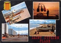 SAINT CYPRIEN PLAGE Souvenir 4(scan Recto-verso) MA1938 - Saint Cyprien