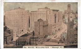 ETATS UNIS HOTEL WELLINGTON ALBANY   2 SCANS  (EDIT LUNITONE) - Albany