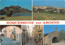 ROQUEBRUNE SUR ARGENS Vue Generale Chapelle Saint Pierre Place De L Hotel De Ville 8(scan Recto-verso) MA1961 - Roquebrune-sur-Argens