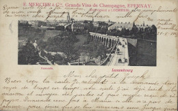 Luxembourg - Luxemburg -  PASSERELLE , LUXEMBOURG - E.MERCIER , GRANDS VINS DE CHAMPAGNE , EPERNAY - Luxemburg - Stadt