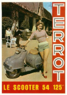 Moto  SCOOTER 54 125 TERROT   Motorcycle  7   (scan Recto-verso)MA1955Bis - Motorfietsen