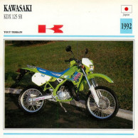 KAWASAKI  KDX 125 SR Motocicleta Motorbike Motorrad Motorfiets Motociklas Motorcycle MOTO   44  MA1967Bis - Motorfietsen