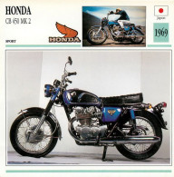 HONDA   CB 450 MK2 Motocicleta Motorbike Motorrad Motorfiets Motociklas Motorcycle MOTO    30  MA1967Bis - Motorräder