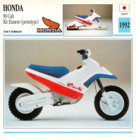 HONDA  90 Cub 1992  Motocicleta Motorbike Motorrad Motorfiets Motociklas Motorcycle MOTO    20  MA1967Bis - Moto
