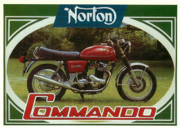 NORTON 850  COMMANDO 1968 Motorbike Motorrad Motorfiets Motociklas Motorcycle MOTO  46   (scan Recto-verso)MA1967 - Motorfietsen