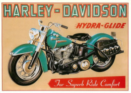 HARLEY Davidson Hydra Glide Motorbike Motorrad Motorfiets Motociklas Motorcycle MOTO  45   (scan Recto-verso)MA1967 - Motorfietsen