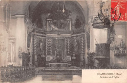 CHAMPAGNOLE Interieur De L Eglise 18(scan Recto-verso) MA1990 - Champagnole
